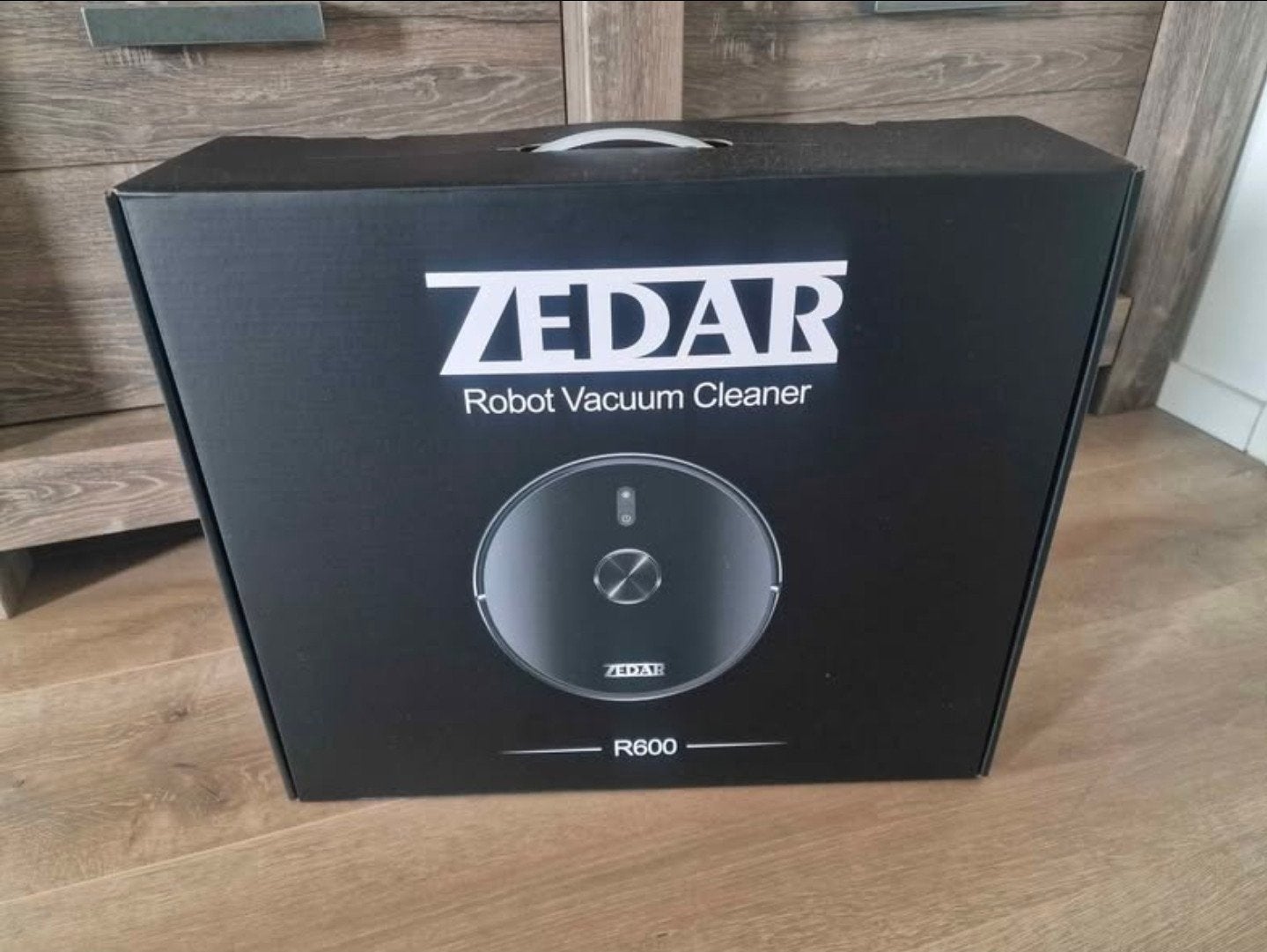 ZEDAR R600 Robotstofzuiger - Zwart met Dweilfunctie, Ophalen, Overige merken, Nieuw, Robotstofzuiger