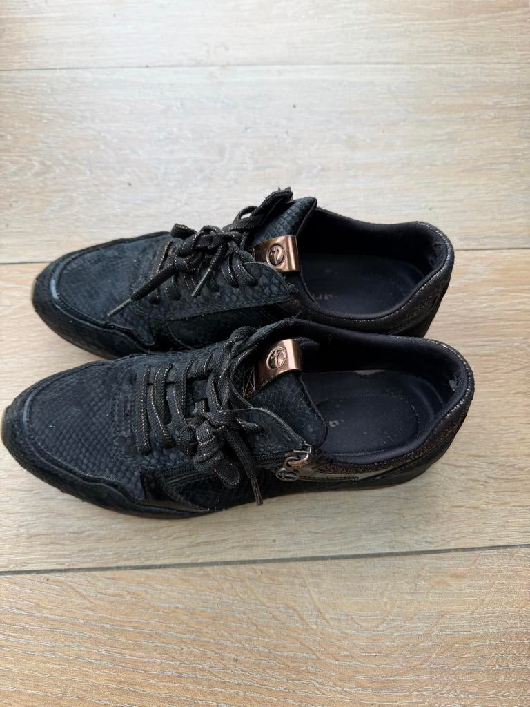 Tamaris sneakers, maat 41, Ophalen of Verzenden, Gedragen, Zwart, Sneakers of Gympen