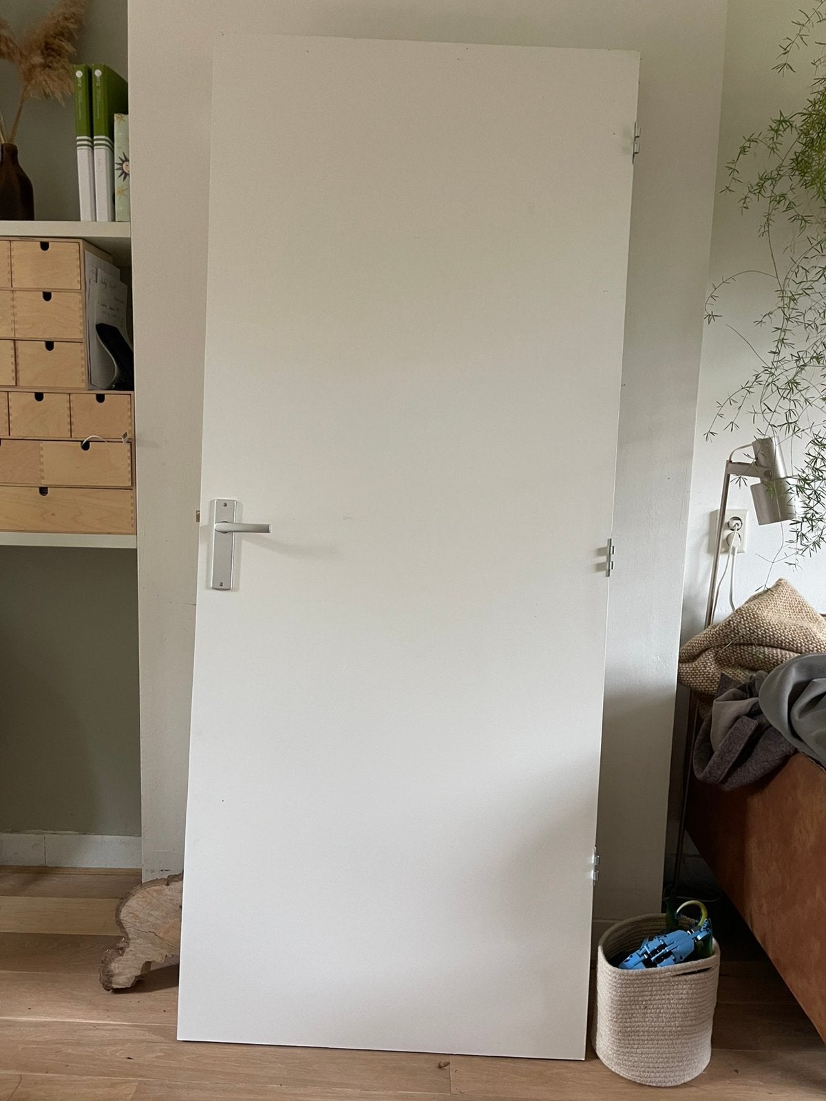 Stompe deur 200,5 x 82,5 cm, Doe-het-zelf en Verbouw, Deuren en Horren, Ophalen, Zo goed als nieuw, Binnendeur, 200 tot 215 cm