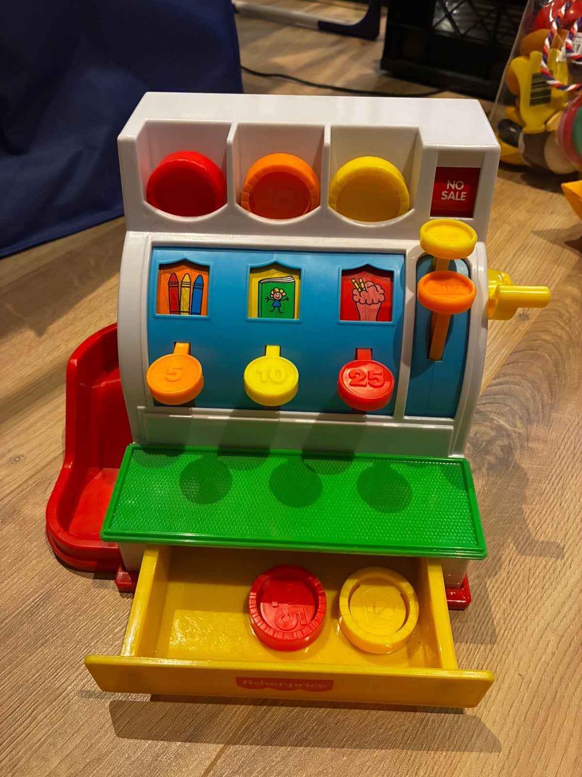 Fisher-price kassa, Ophalen, Zo goed als nieuw, Speelset