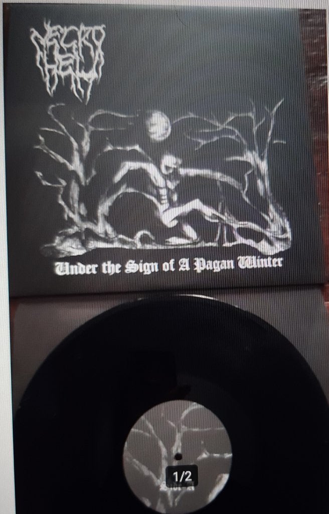 Necrohell Under The Sign Of A Pagan Winter lp Samael Mayhem, LP, Verzenden, Zo goed als nieuw, Beschermende buitenhoes