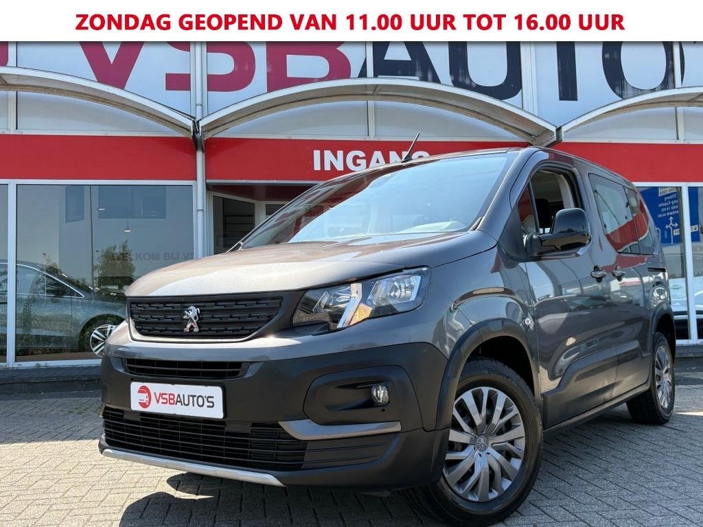 Peugeot RIFTER 1.2 PURETECH 110PK TREKHAAK 5-PRS NAVIGATIE C, Gebruikt, Huisgarantie, 1199 cc, Met garantie (alle)
