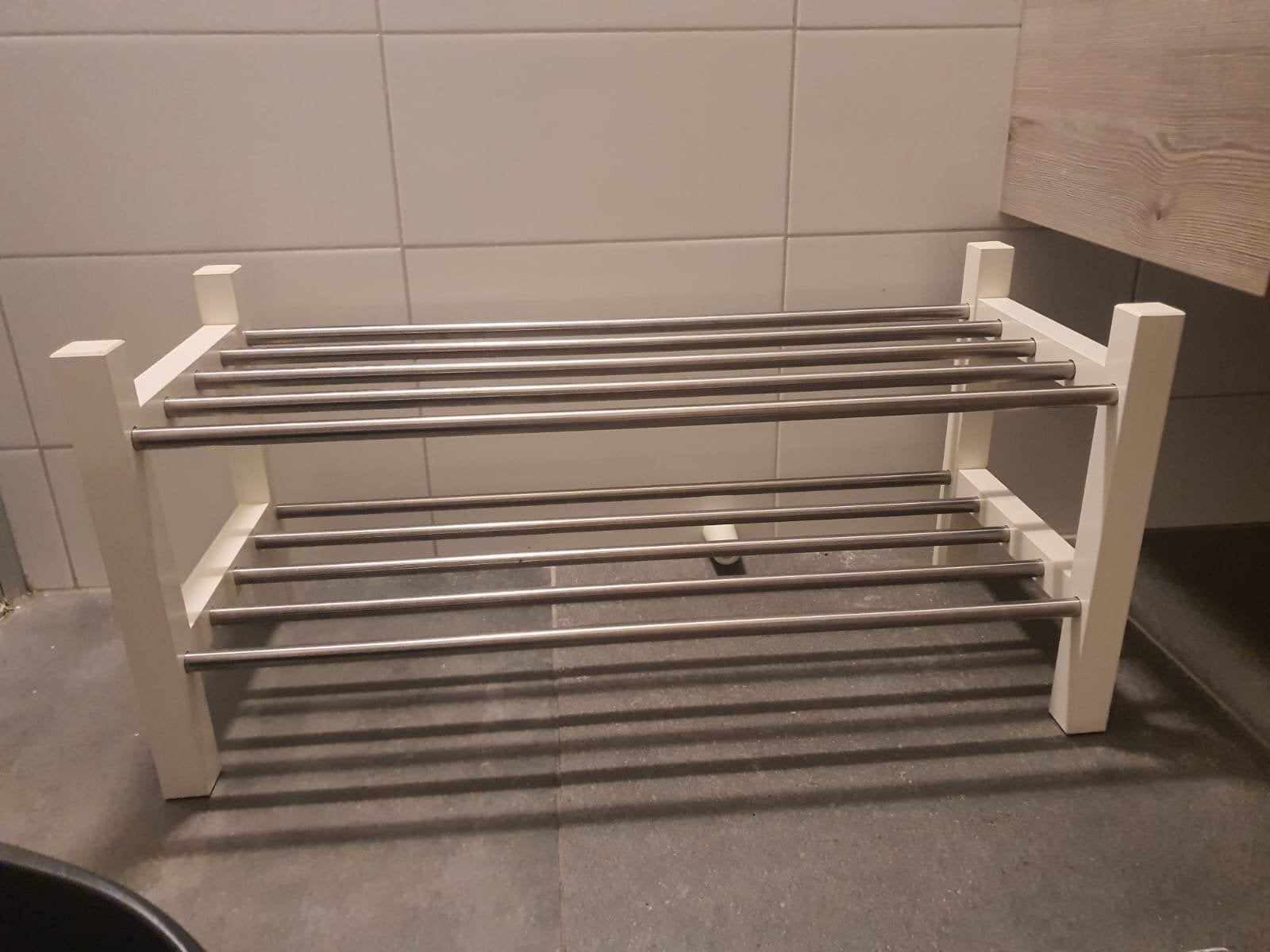 Ikea schoenenrek wit - Zo goed als nieuw, Ophalen, Zo goed als nieuw