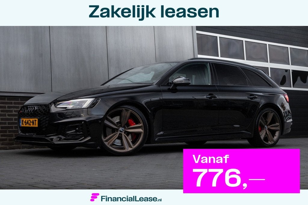 Audi RS4 Avant 2.9 TFSI 451 pk Quattro S-Line /RS-Stoelen/ B, Automaat, Gebruikt, 451 pk, Zwart