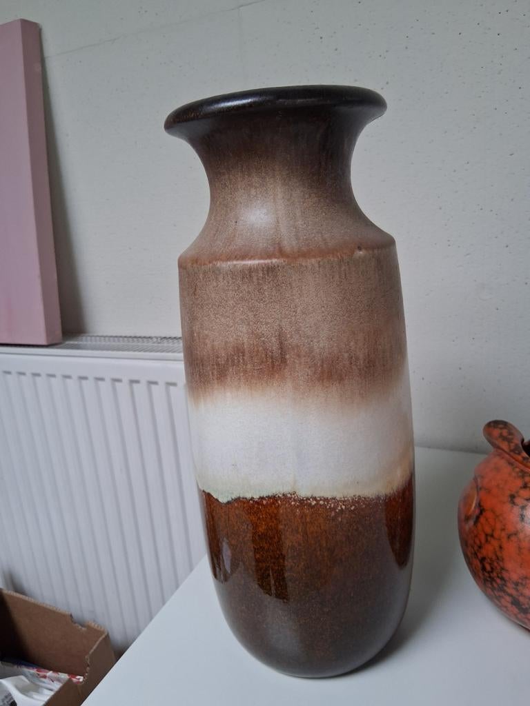 Vintage vloervaas van Scheurich Keramik. Ophalen in Ede., Antiek en Kunst, Antiek | Vazen, Ophalen