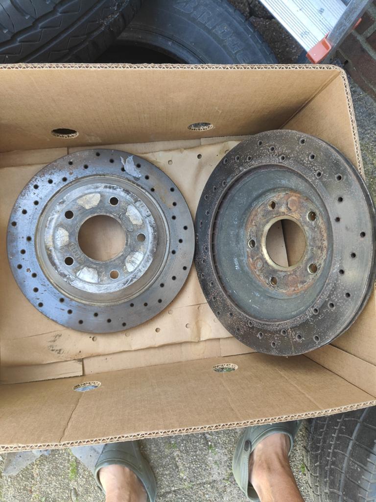 Remmen Corvette C4 - Geperforeerde remschijven, Auto-onderdelen, Remmen en Aandrijving, Chevrolet, Gebruikt, Ophalen of Verzenden