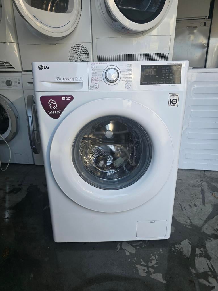 Prachtige ruime LG DirectDrive wasmachine! 8KG! Garantie!🚚✅, 1200 tot 1600 toeren, Lg, 8 tot 10 kg, Lg