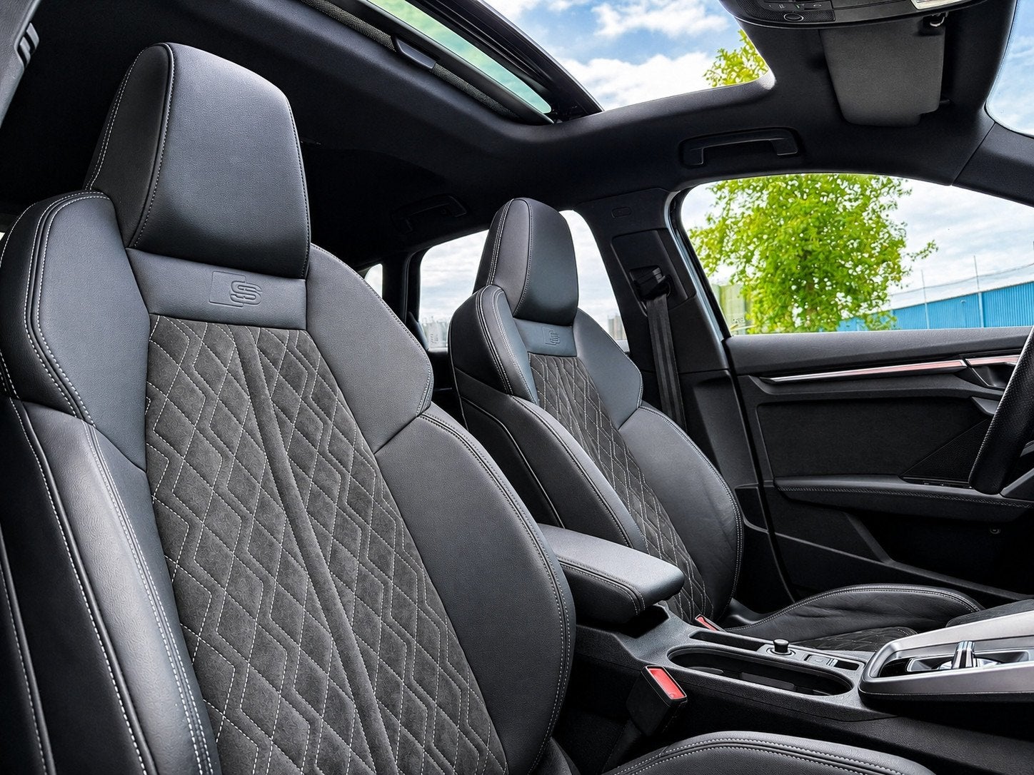 Audi S3 2.0 TFSI S3 Quattro 310PK | Pano | B&O | Head-Up | A, Gebruikt, Zwart, 4 cilinders, Zwart