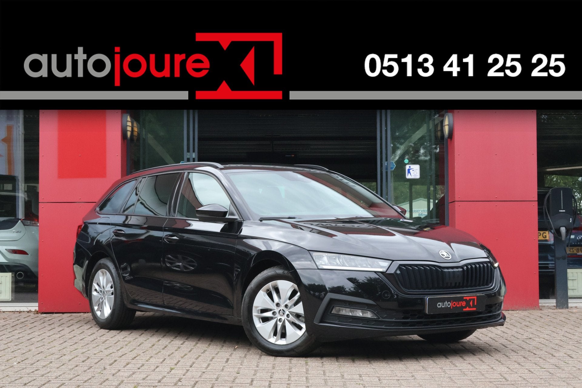 Skoda Octavia Combi 1.0 e-TSI Sport Business | Virtual Cockp, Stof, Gebruikt, 1257 kg, Zwart