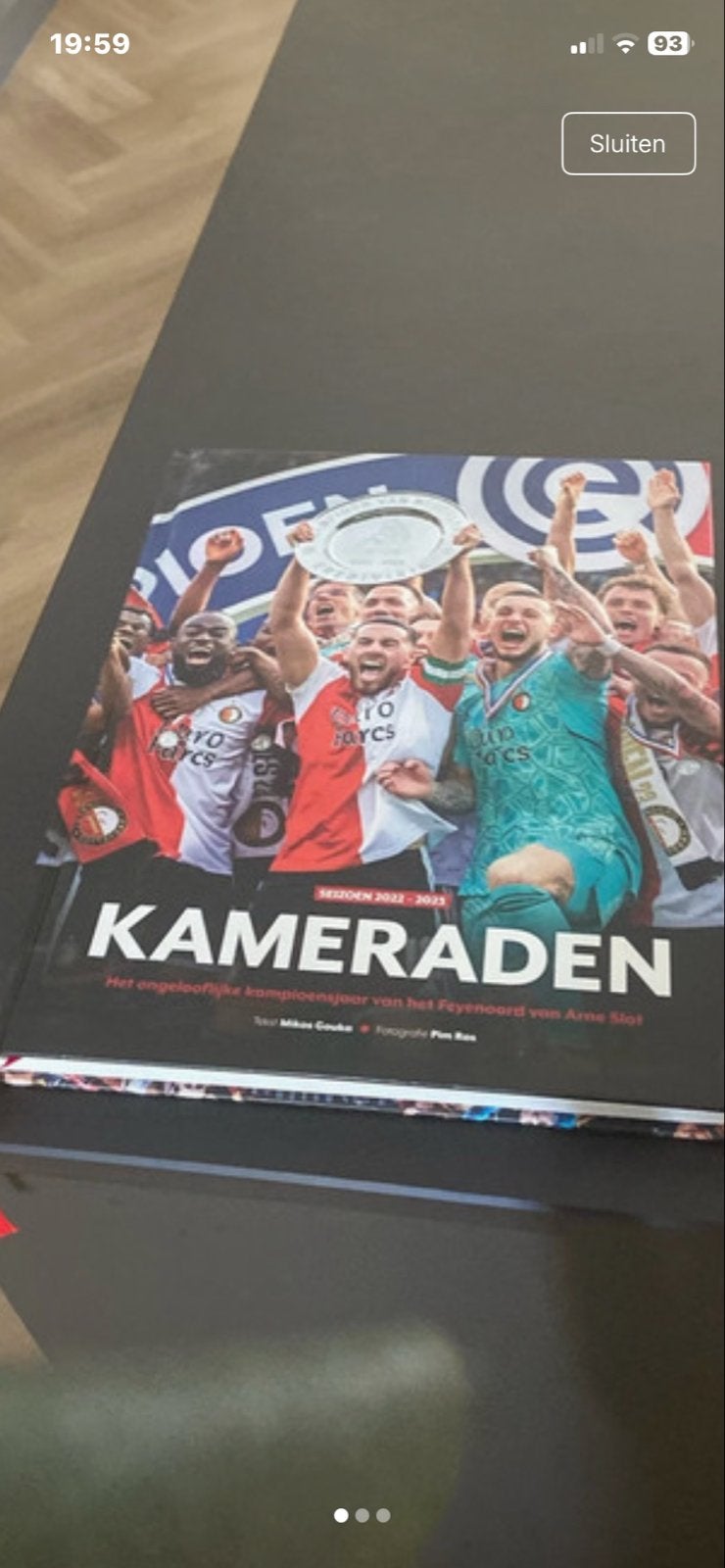 Feyenoord Boeken: Kameraden, Coen Moulijn, Willem van Hanege, Ophalen of Verzenden, Zo goed als nieuw, Overige sporten