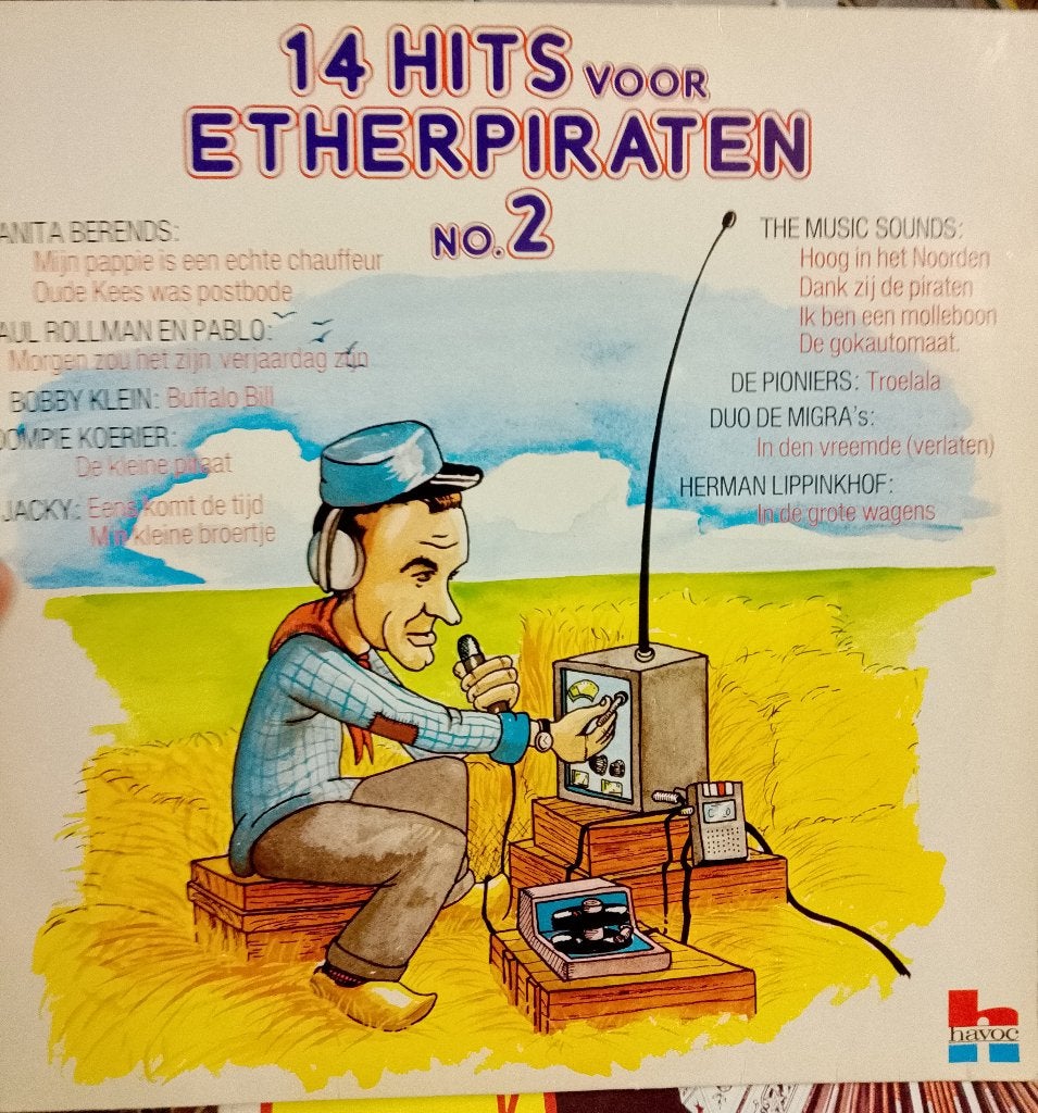 Verzel - 14 Hits Voor Etherpiraten 2, LP, Gebruikt, Verzenden, Levenslied of Smartlap