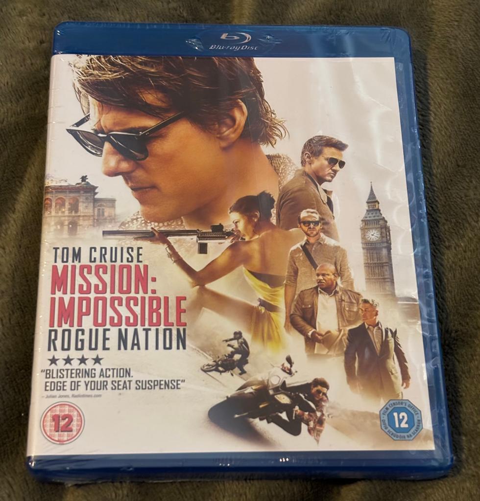 Mission Impossible: Rogue Nation op Blu Ray. Nieuw!, Ophalen of Verzenden, Nieuw in verpakking