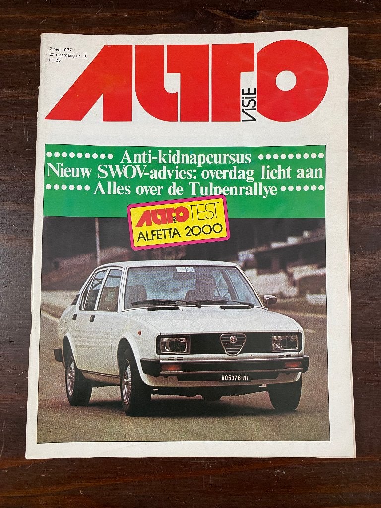 Autovisie 1977 Nr. 10 NL, Ophalen of Verzenden, Gelezen, Algemeen