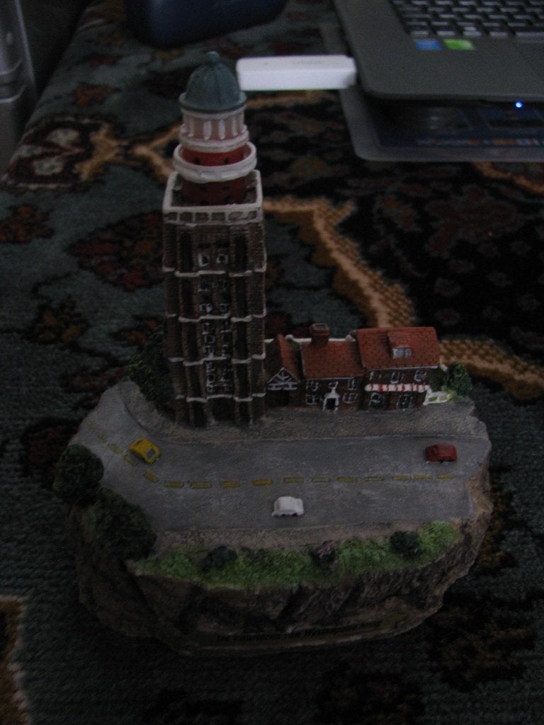 vuurtoren beeldje Nederland - Westkapelle Lighthouse, Ophalen of Verzenden, Zo goed als nieuw, Schaalmodel