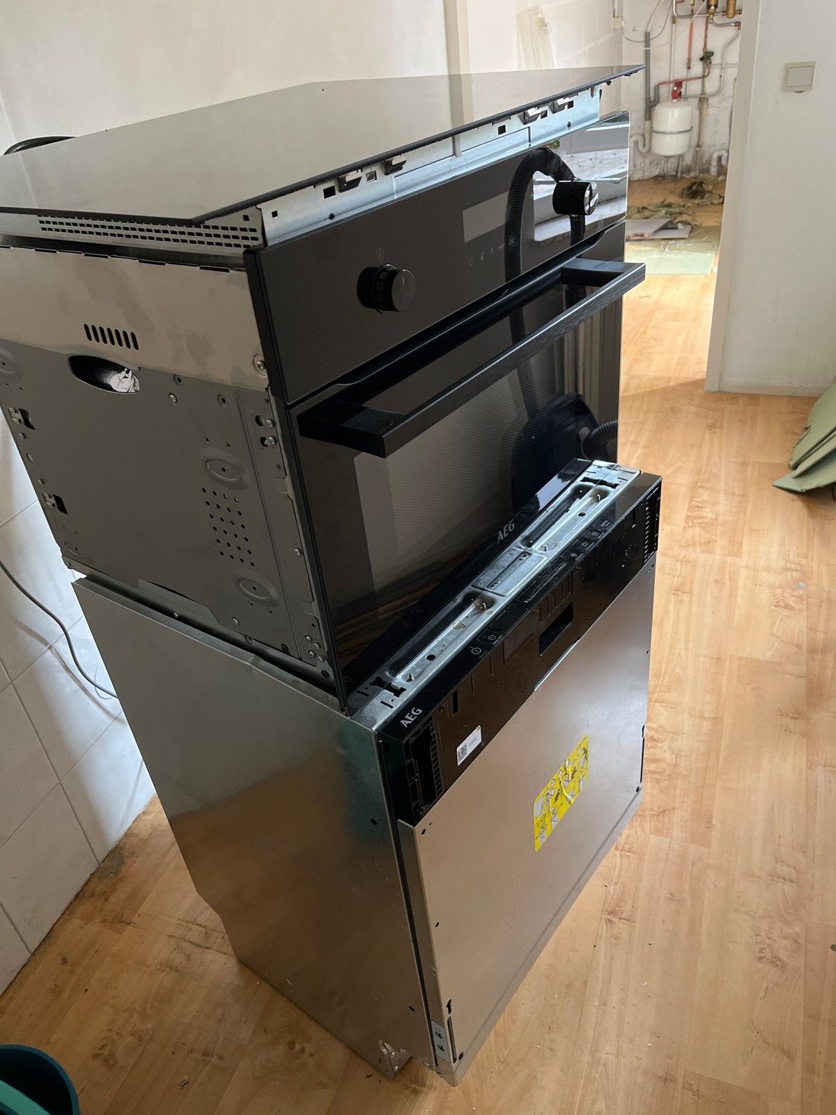Zo goed als nieuwe AEG keukenapparatuur + afzuiger, Ophalen, Zo goed als nieuw