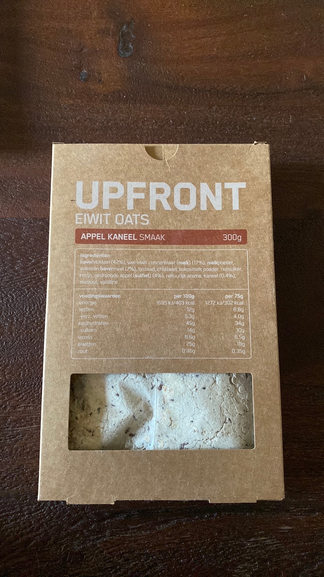 Upfront eiwit oats appel/ kaneel ongeopend, Ophalen of Verzenden, Nieuw, Poeder of Drank