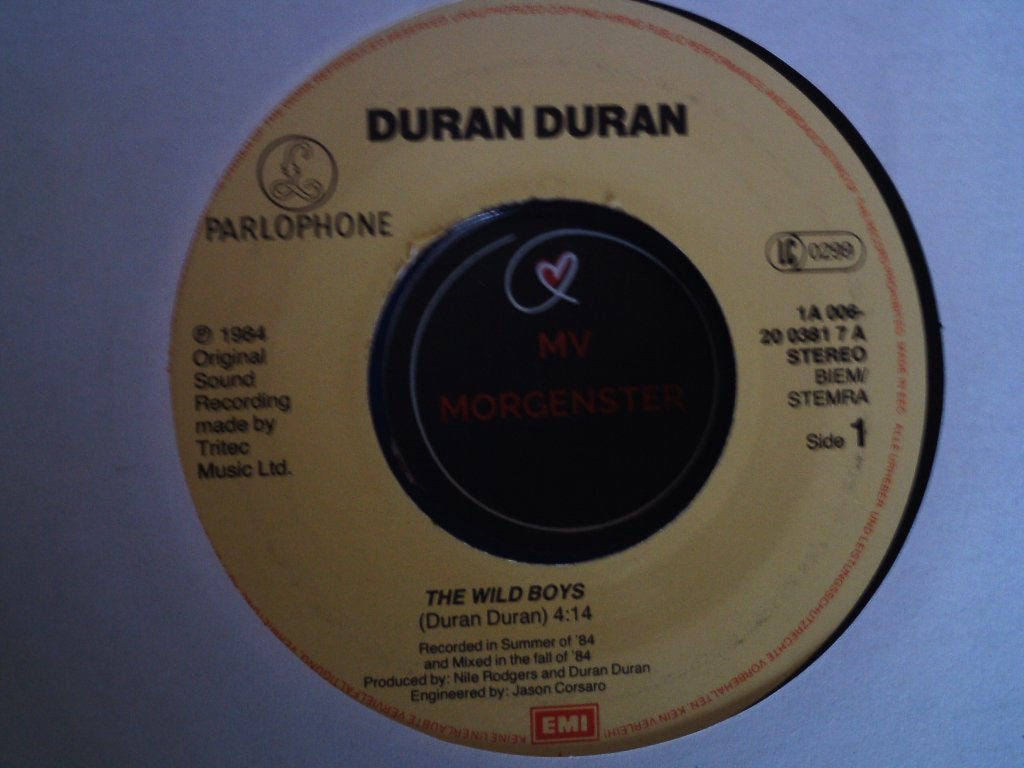 duran duran - the wild boys 31mei, 7 inch, Ophalen of Verzenden, Zo goed als nieuw, Pop