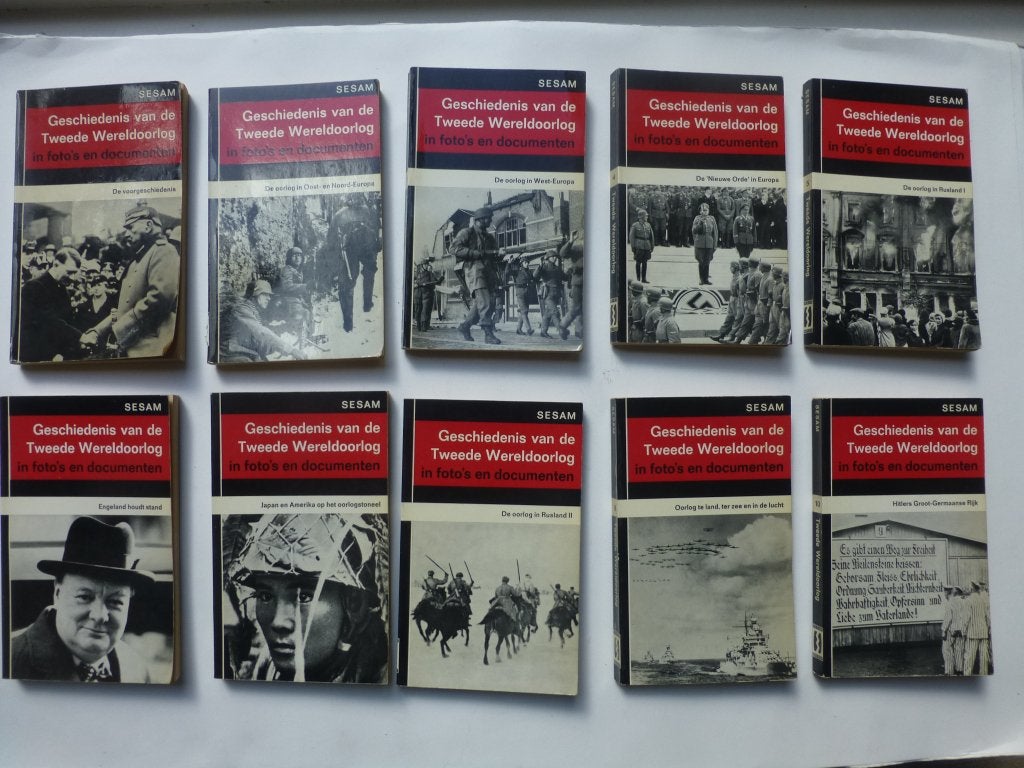 Sesam geschiedenis van de Tweede Wereldoorlog 20 delen, Ophalen of Verzenden, Tweede Wereldoorlog, Zo goed als nieuw, Algemeen