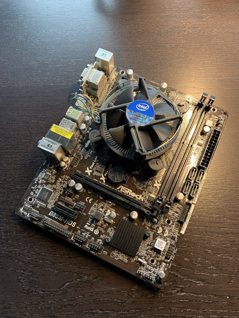 asrock b85m-hds moederbord, Computers en Software, Ophalen of Verzenden, Gebruikt, Intel