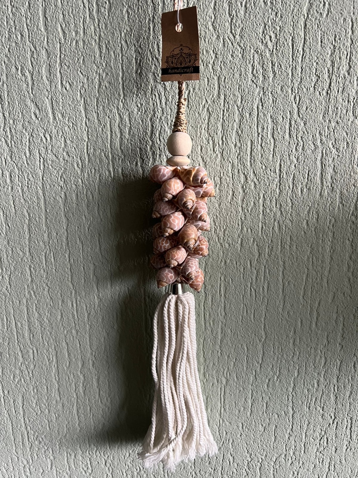 Bali bohemian schelpenhanger, Huis en Inrichting, Woonaccessoires | Overige, Boho, Nieuw, Ophalen of Verzenden, Beige