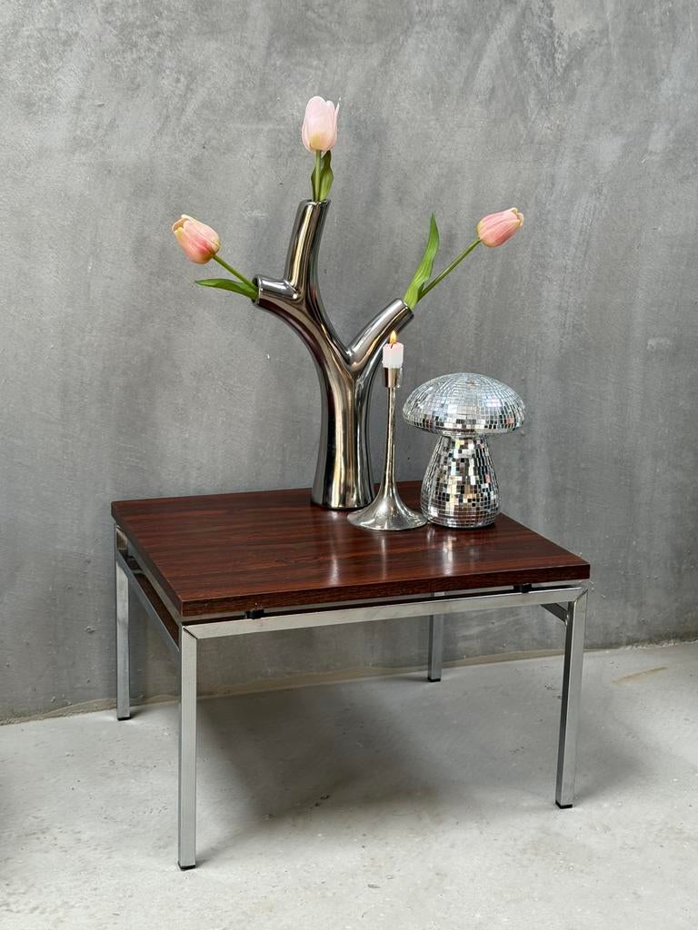 Mid Century bijzettafel, Ophalen, Minder dan 45 cm, Minder dan 55 cm, Gebruikt