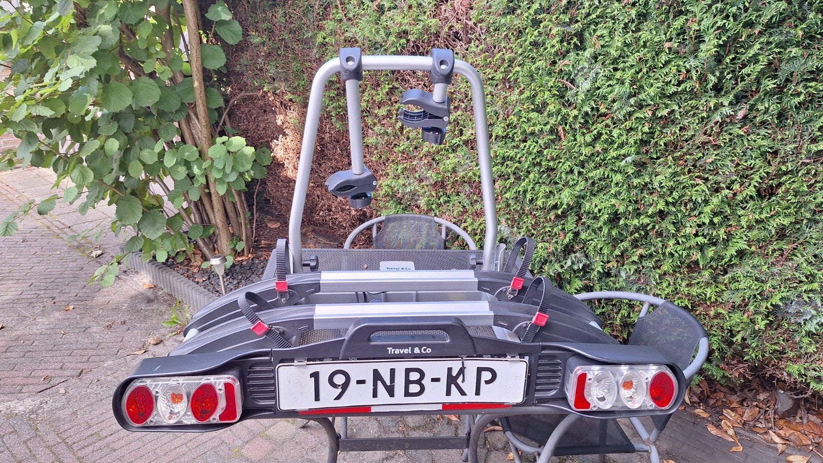Travel & Co (ANWB Touring II) fietsendrager met oprijgoot, Ophalen, Gebruikt, 2 fietsen, Trekhaakdrager