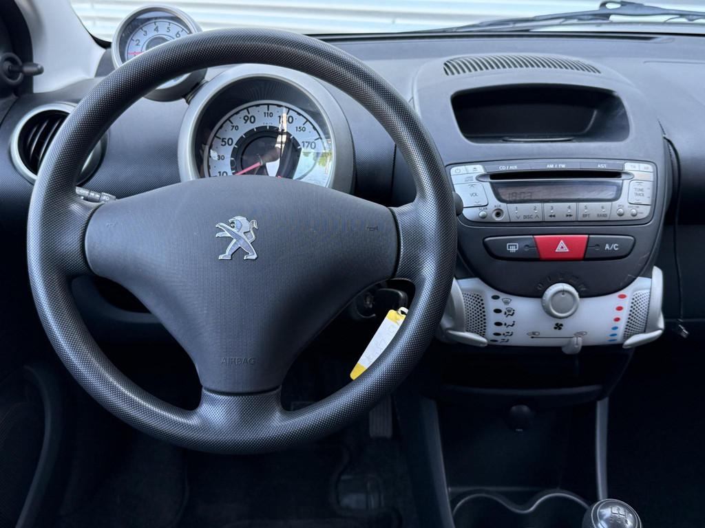 Peugeot 107 1.0 Active 1e Eigenaar|Airco|LED|5-Deurs|Elektr., Auto's, Peugeot, Voorwielaandrijving, Euro 5, Stof, Gebruikt