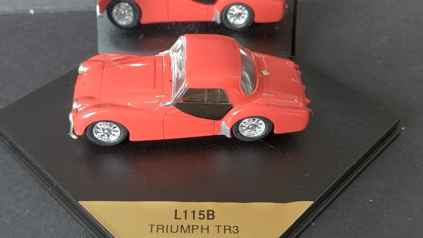 Triumph Tr3 hardtop Red 1:43 Vitesse Pol, Overige merken, Auto, Verzenden, .