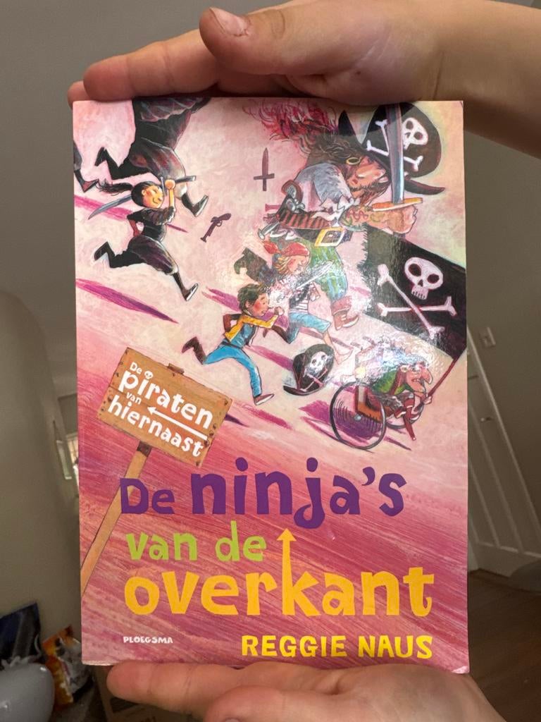De ninja's van de overkant - kinderboek, als nieuw!, Ophalen, Zo goed als nieuw, Fictie algemeen