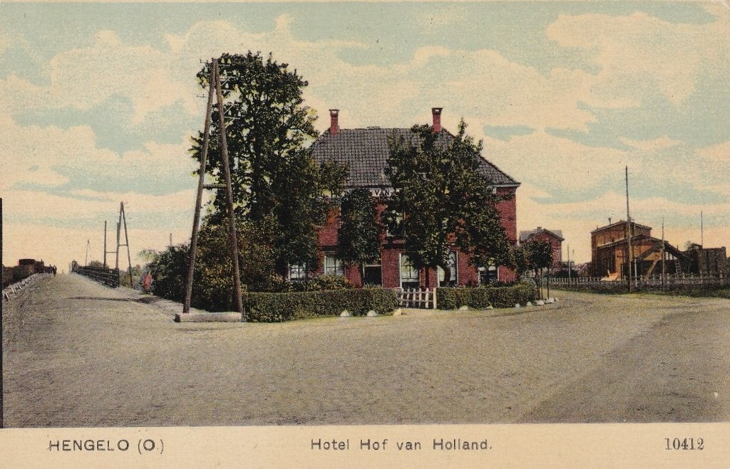 Hengelo, Hotel, Station., Verzenden, Voor 1920, Ongelopen, Overijssel