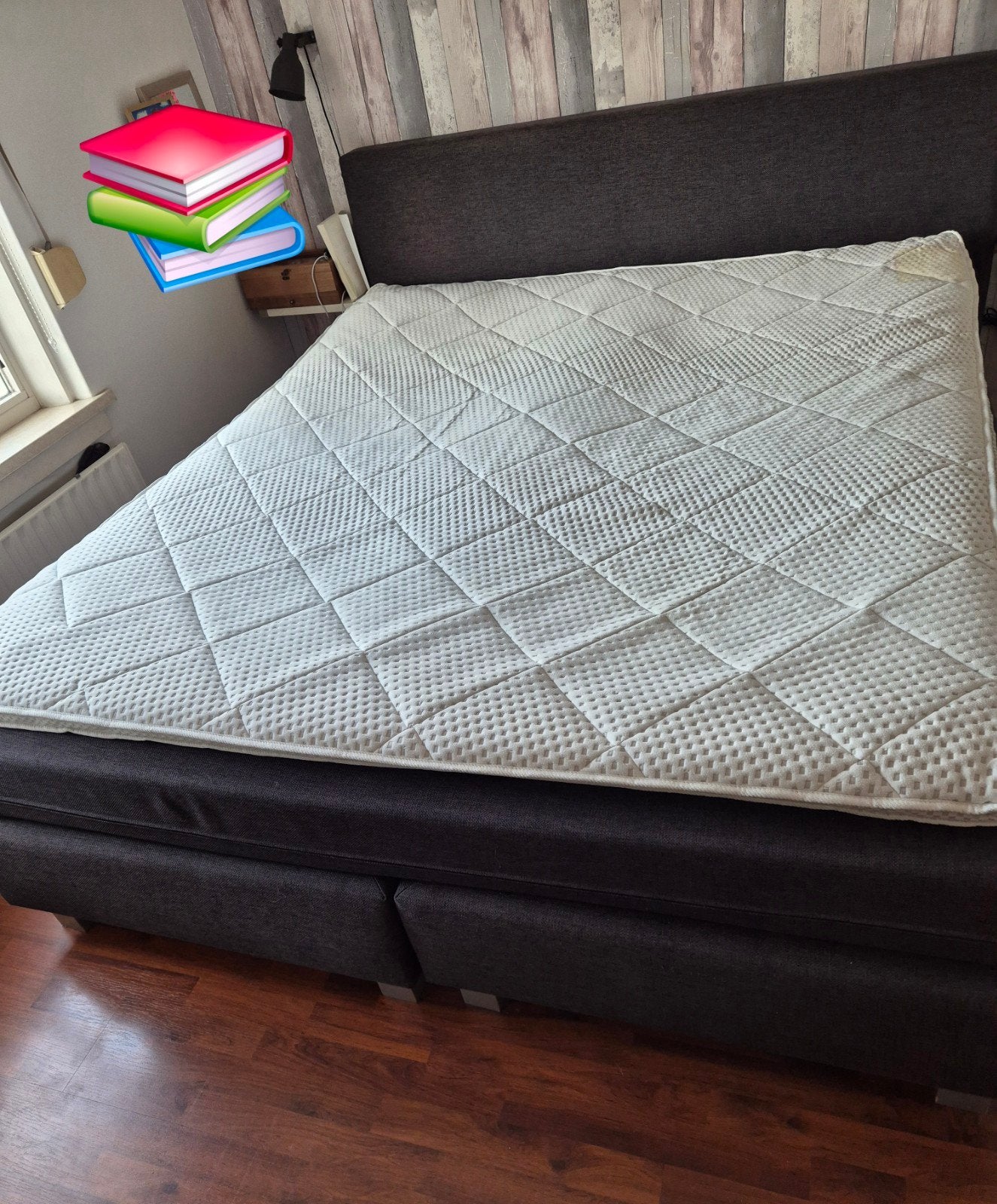 Boxspring 180x 210, Ophalen, Gebruikt, 210 cm, Tweepersoons