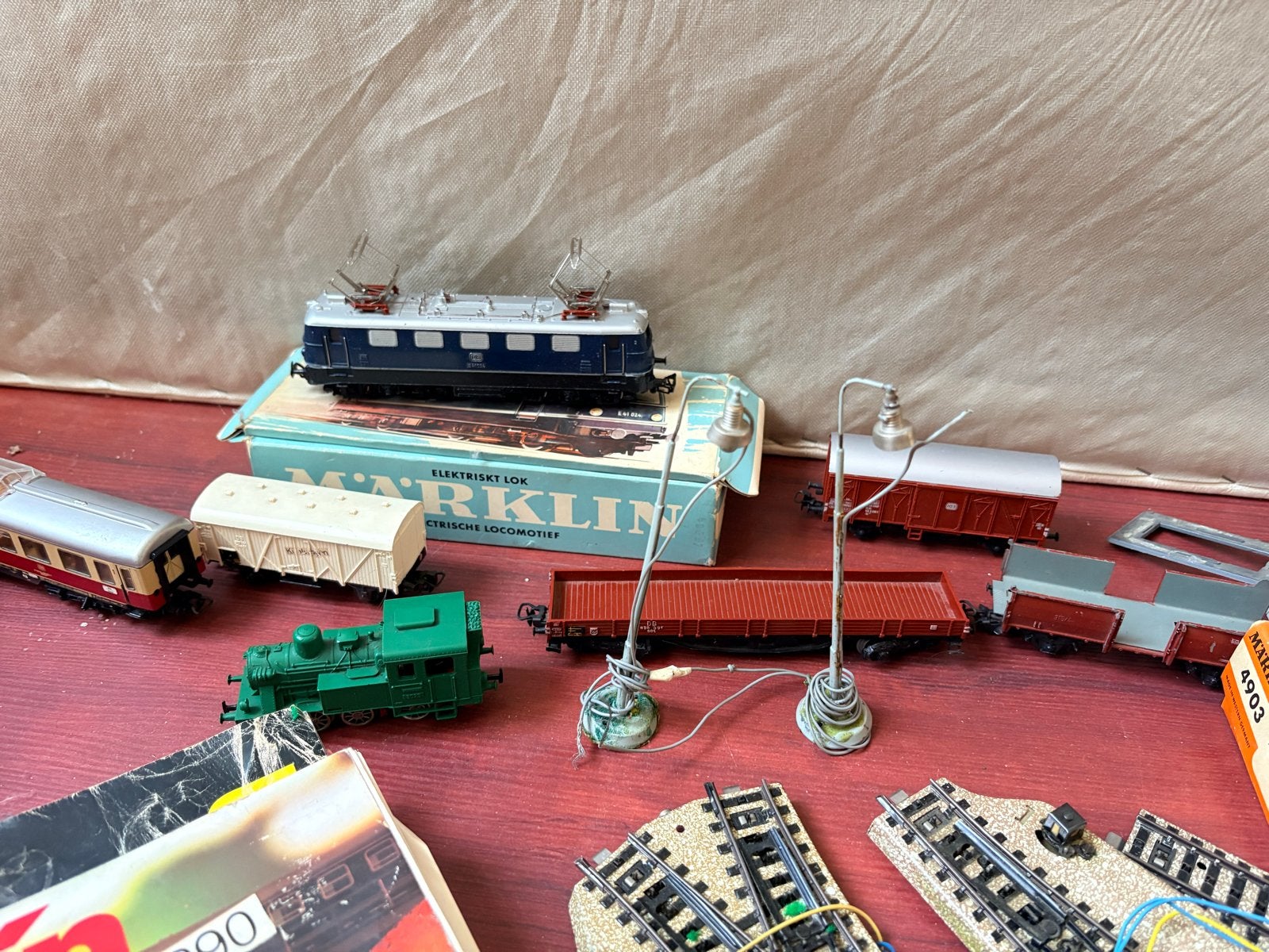 Grote Märklin H0 Treinset Collectie met Locomotieven en Rail, Ophalen, Gebruikt, Gelijkstroom of Wisselstroom, Overige typen