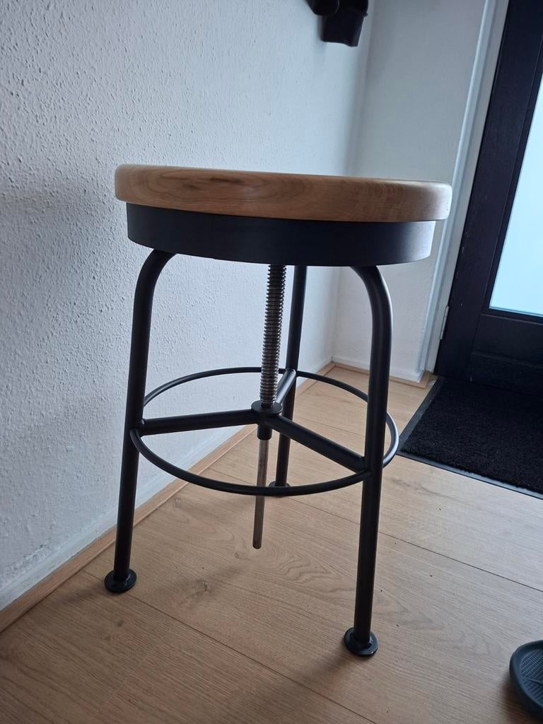 piano bar kruk teken krukje nieuw, Huis en Inrichting, Barkrukken, 1 kruk, Ophalen, 60 tot 90 cm