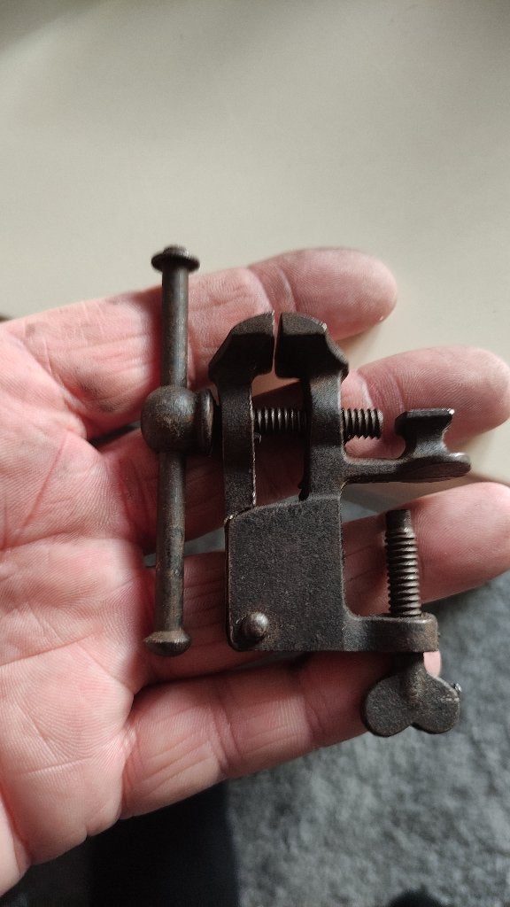 Mini vintage juweliers bankschroef, Antiek en Kunst, Ophalen of Verzenden