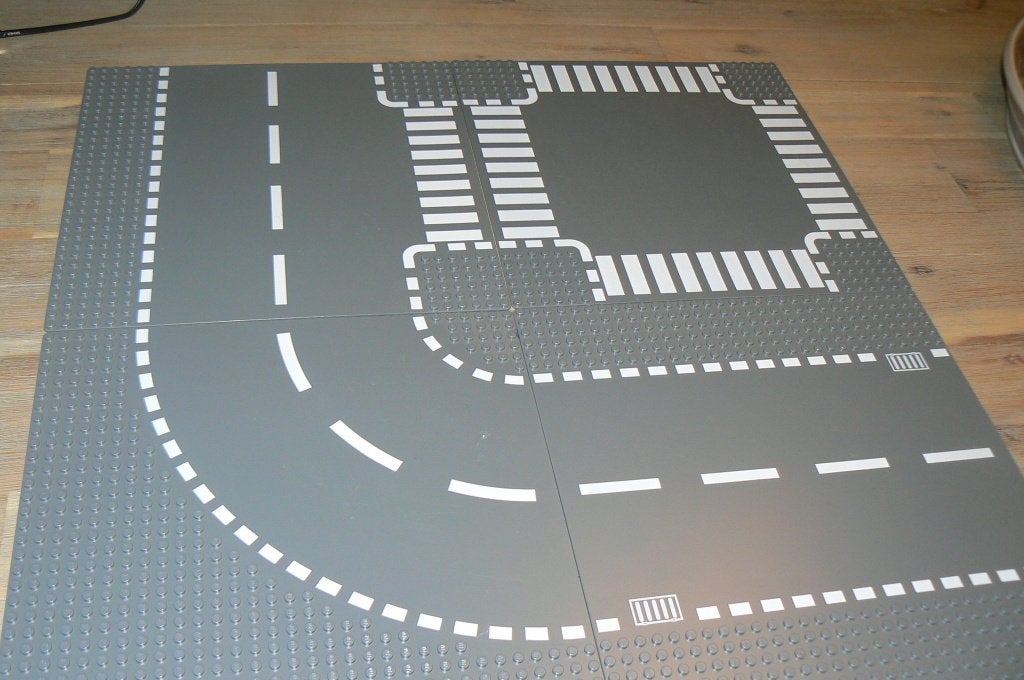 Te koop: Lego Wegen / Grond platen normaal en groten, Compleet, Lego, Ophalen of Verzenden, City