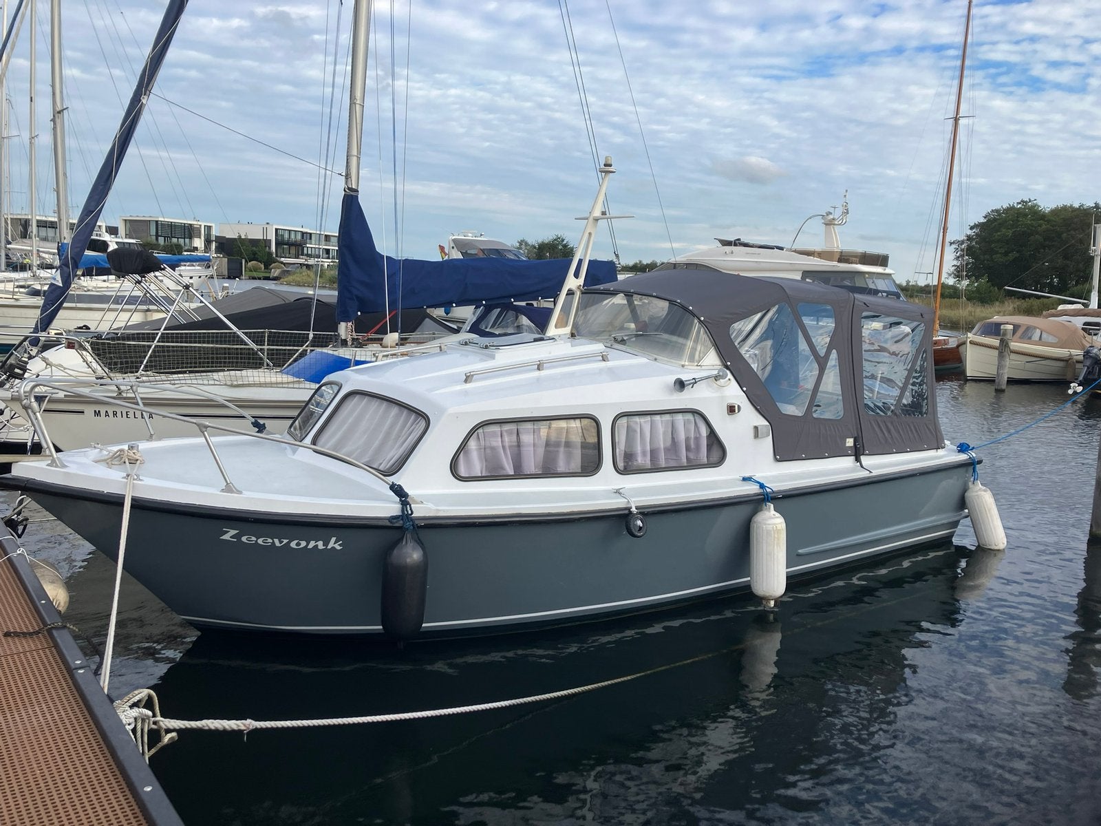 Nette waterland 700 21pk Yanmar diesel, koelkast tent 2023, Watersport en Boten, Kajuitboot, Ophalen, Waterland
