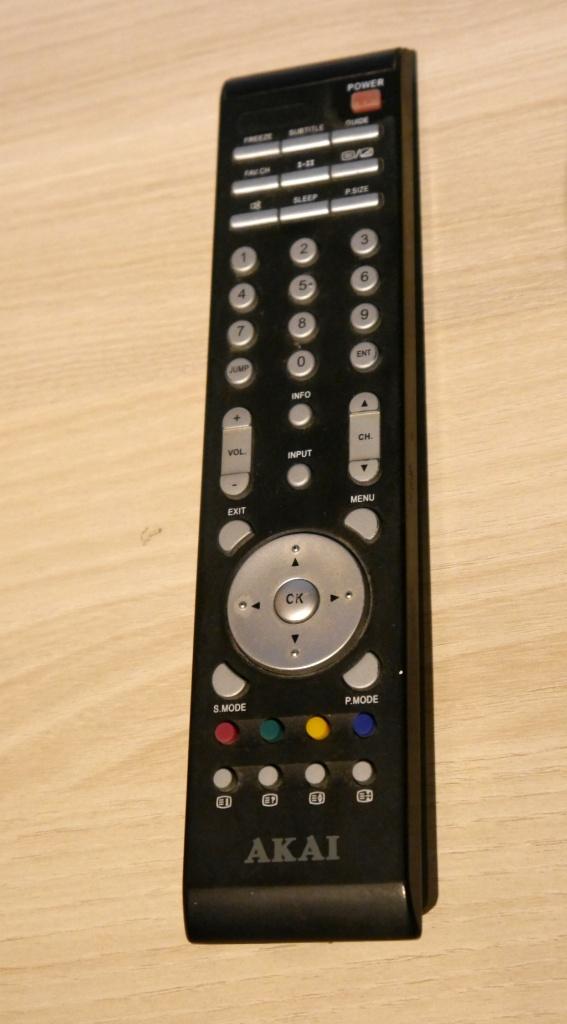 Afstandsbediening - Akai, voor AL2425CI TV, Ophalen of Verzenden, Gebruikt, Origineel, Tv