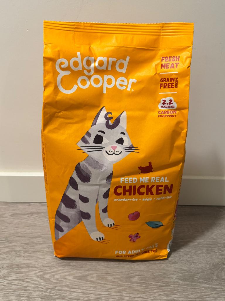 Edgard & Cooper kattenbrokjes kip 4kg (nieuw), Dieren en Toebehoren, Dierenvoeding, Ophalen, Kat