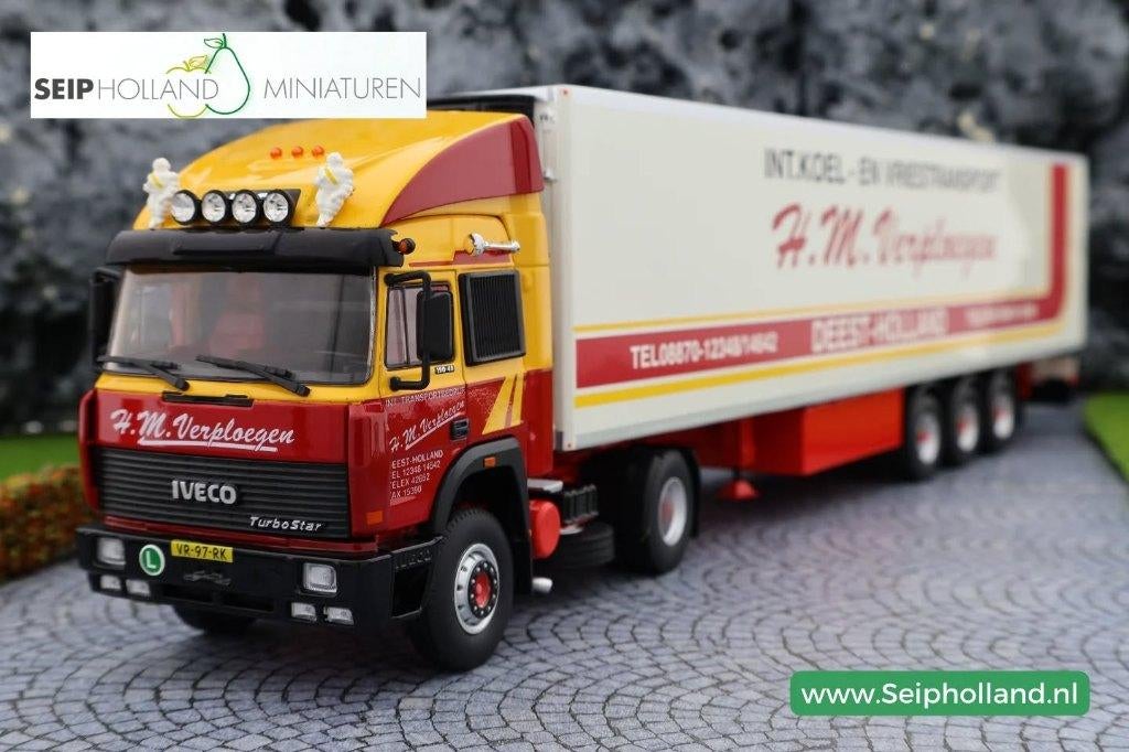 Tekno: Iveco turbostar van Hm Verploegen, Info@seipholland.nl, Nieuw, Tekno, Bus of Vrachtwagen