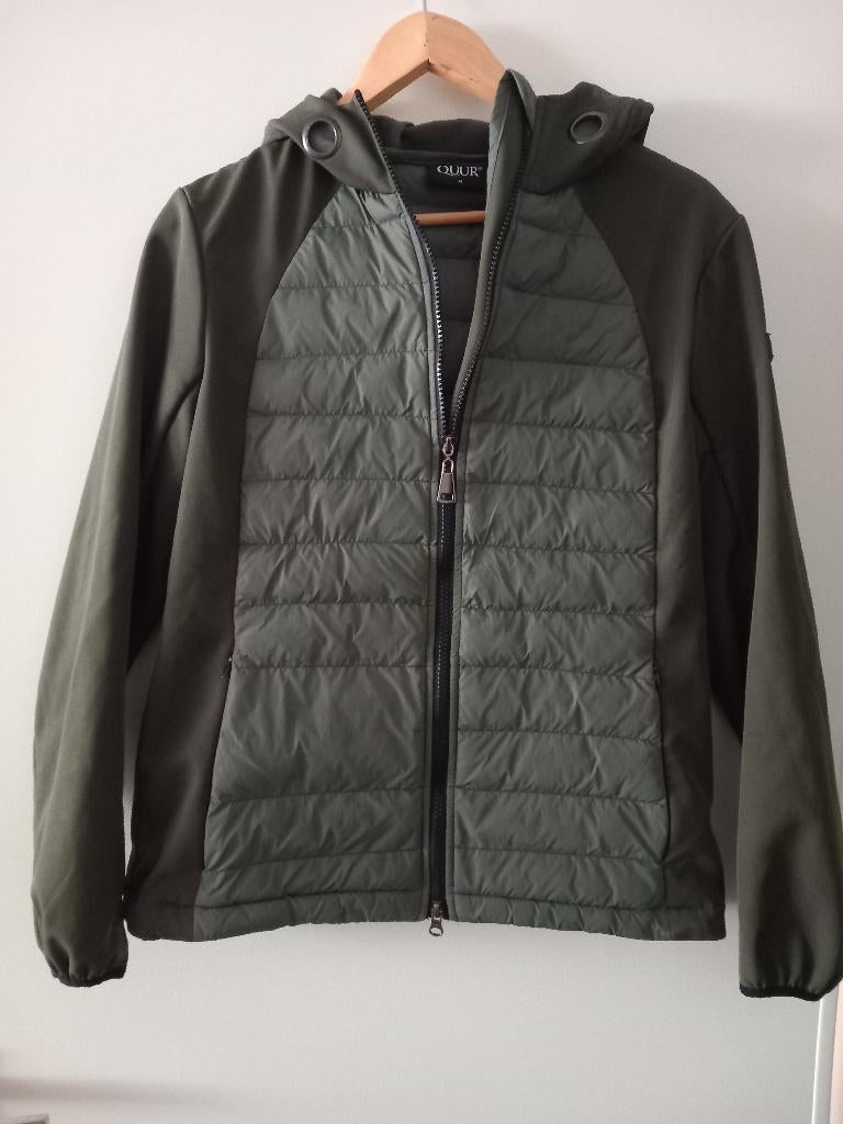 Quur voorjaar-/zomer-/najaar jas maat M, Kleding | Dames, Jassen | Zomer, Ophalen, Gedragen, Maat 38/40 (M), Groen