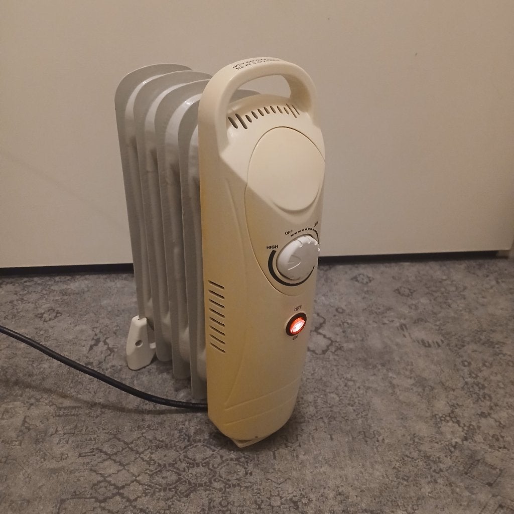 Compacte elektrische olieradiator, 30 tot 80 cm, Gebruikt, Radiator, Minder dan 60 cm