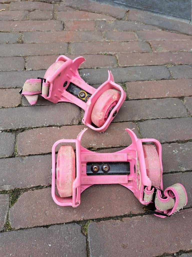 Roze verstelbare rolschaatsen voor kinderen, Sport en Fitness, Skeelers, Ophalen