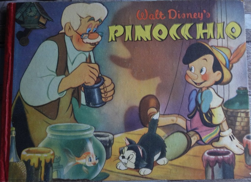 PINOCCHIO * OUD PLAATJESALBUM * Walt Disney *, Verzenden, Gelezen, Walt Disney, Plaatjesalbum