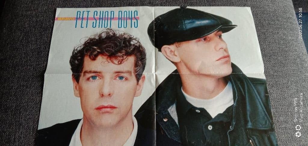 'Poster depeche mode / petshop boys', Ophalen of Verzenden, Zo goed als nieuw, A1 t/m A3, Film en Tv