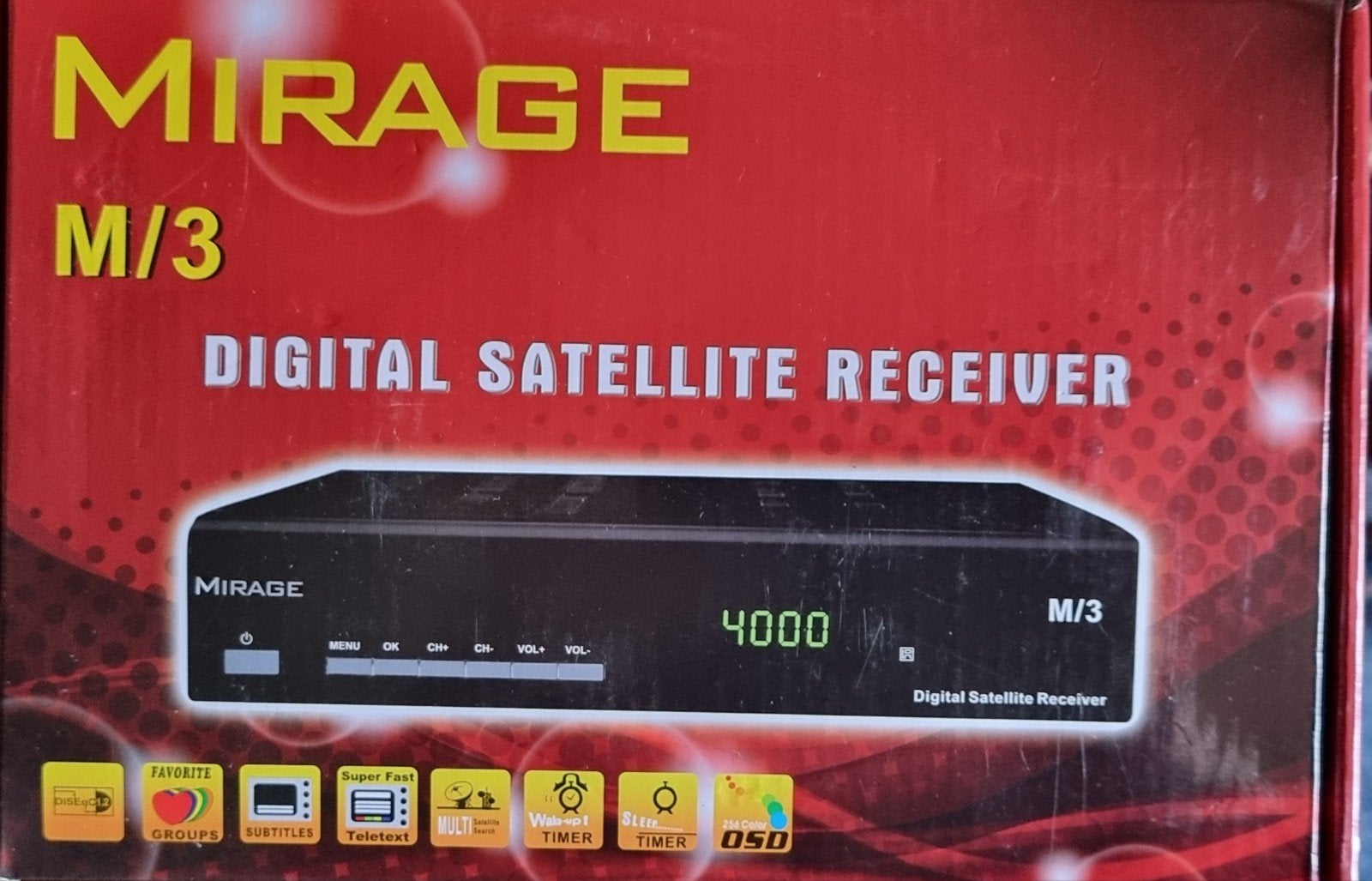 Mirage M/3 Digitale Satellietontvanger - Nieuw in doos, Verzenden, Zo goed als nieuw, Decoder