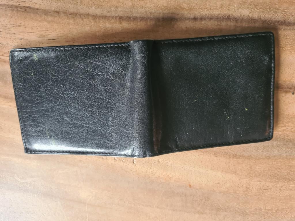 Portefeuille zwart, Ophalen of Verzenden, Gebruikt, Zwart, Leer
