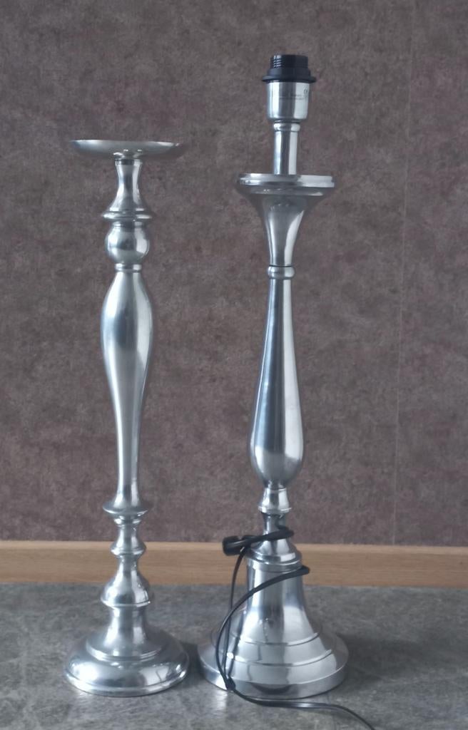 Lampvoet en kandelaar, Huis en Inrichting, Ophalen of Verzenden, 50 tot 75 cm
