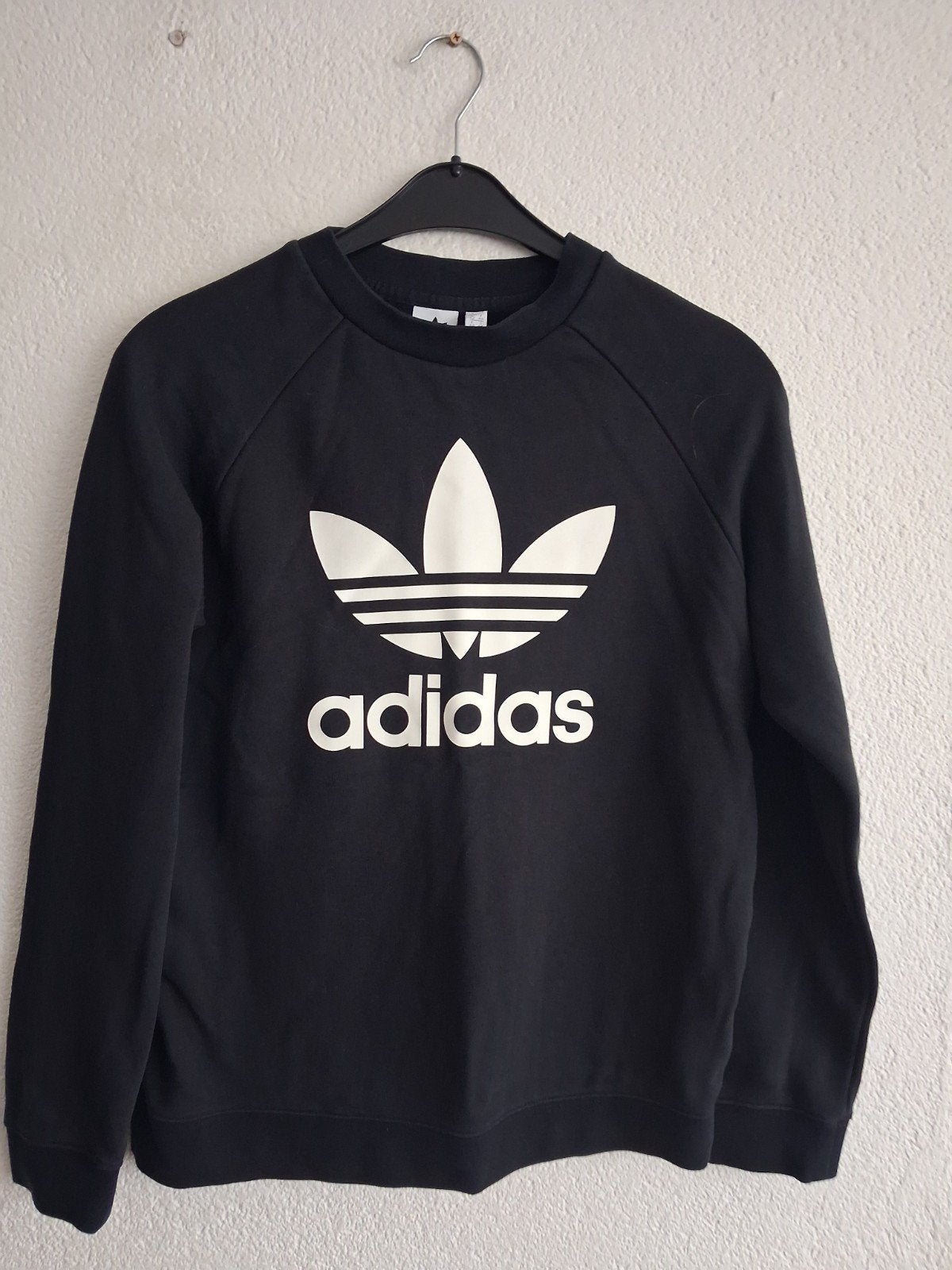 Adidas Trefoil sweater zwart maat 42/44 (L), Adidas, Zwart, Maat 42/44 (L), Ophalen of Verzenden