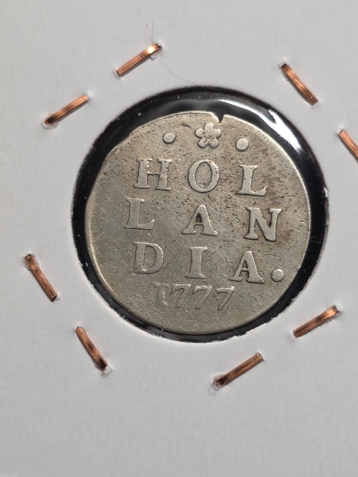 2 stuiver 1777 Hollandia, Vóór koninkrijk, Verzenden, Zilver, Overige waardes
