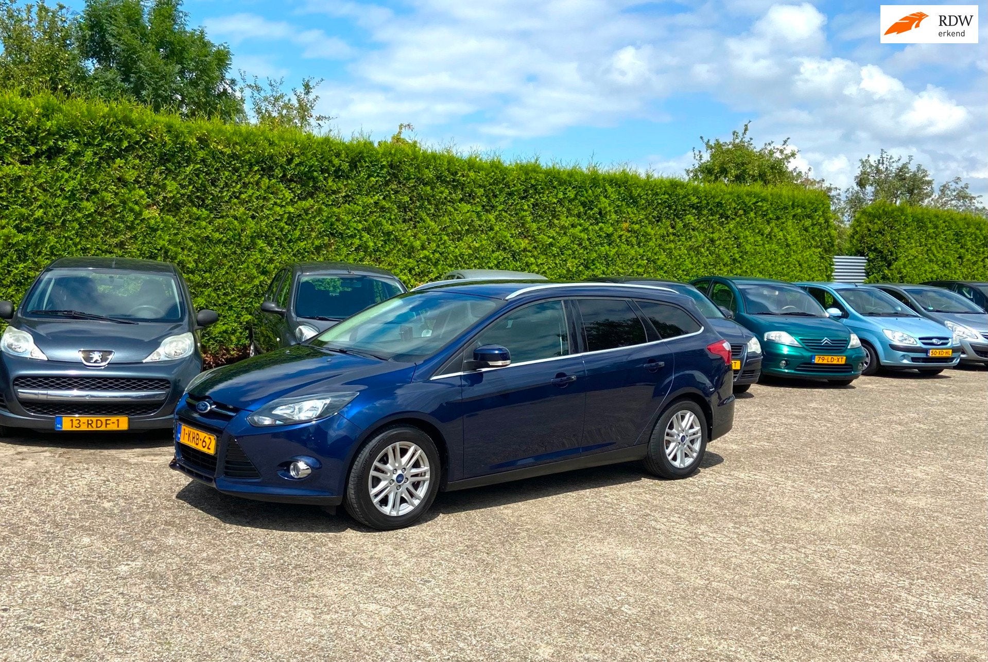 Ford Focus APK NIEUW RIEM VV AIRCO NAVI MOOIE AUTO, Auto's, Ford, Euro 5, 125 pk, Gebruikt, Blauw